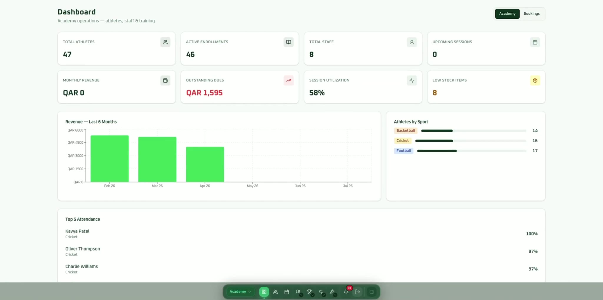 Finance demo preview